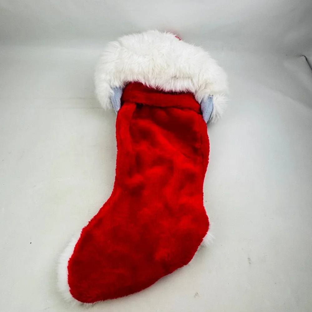 Rudolph the Red-Nosed Reindeer Bumble Christmas Stocking Red Abominable Snowman